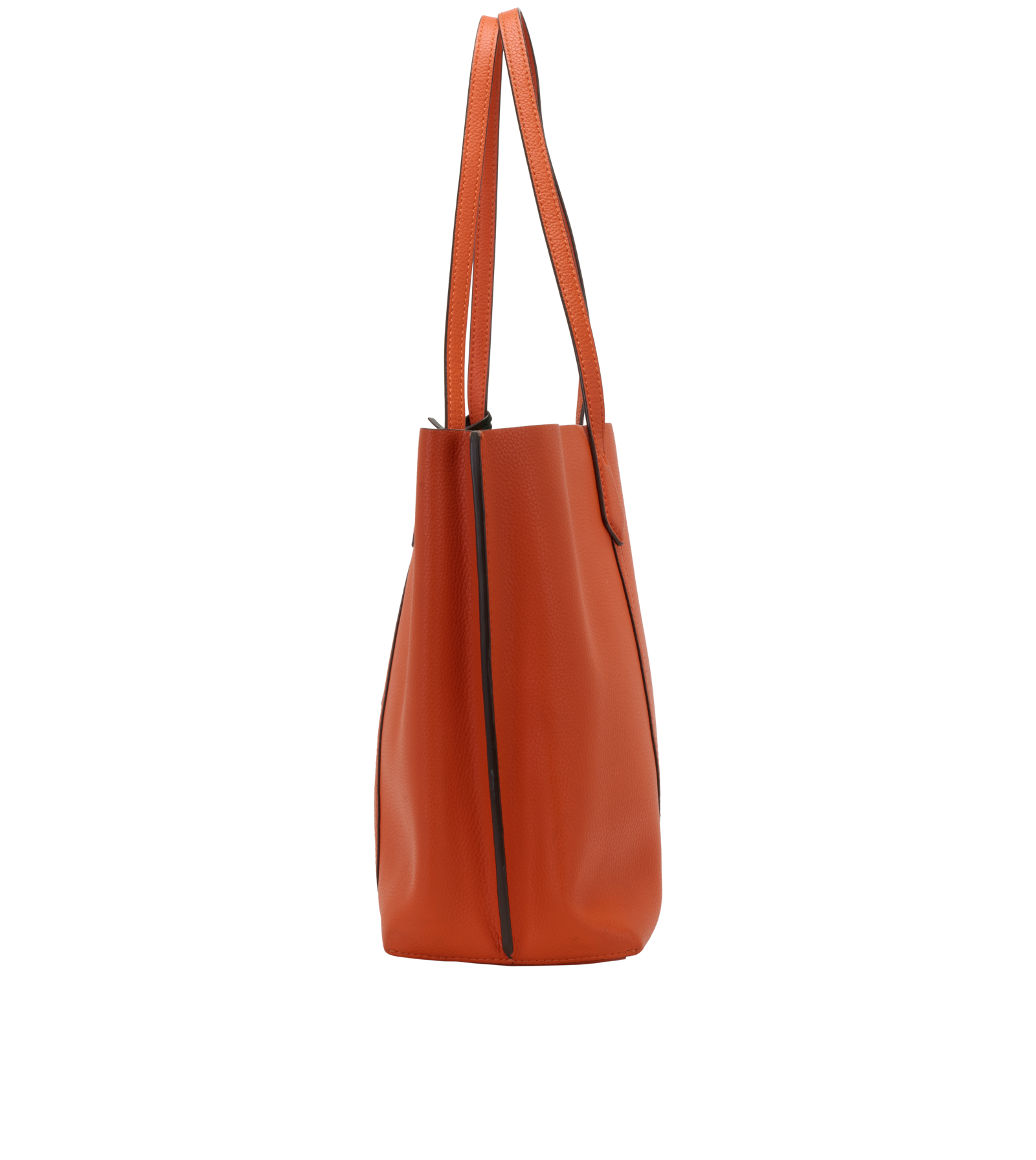 Perry Tote, &pound;110, Handbags, Orange, Leather, Bottom view